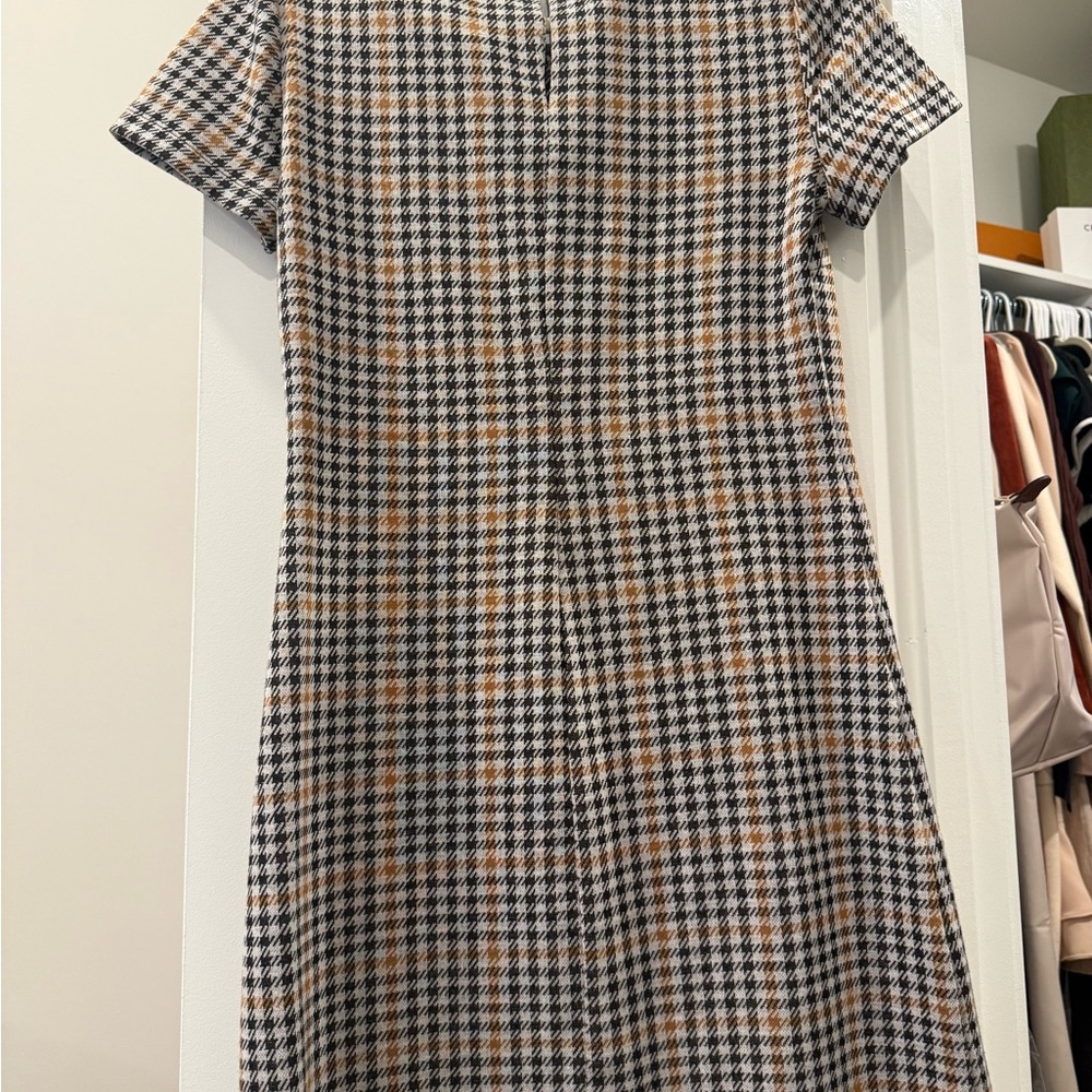 Plaid Short Sleeve Dress